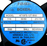 Boxer 4715FS-12T-B50 NMB3 Axial Fan 115V 50/60 HZ .21/.19A