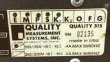 QUALITY MEASUREMENT SYSTEMS 515 AXIS CONTROLLER 105/115 VOLTS @ 0.4 AMPS