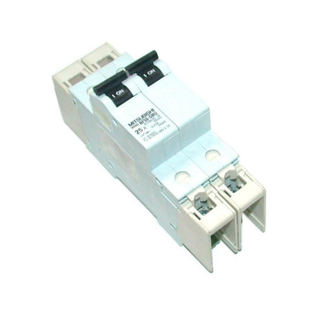 Mitsubishi Electric NF50-SMU 2-Pole Circuit Breaker 240 VAC 25 Amp
