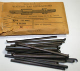 22 New Walton 12434 Spare Fingers for use with 10624 7/16" 4-Flute Tap Extractor