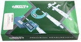 Insize 3232-1 Outside .0001" Blade Micrometer 0 to 1" w/ Case