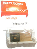 Mitutoyo 615191-551 Precision 0.100” Square Carbide Gauge Gage Block ASME 2