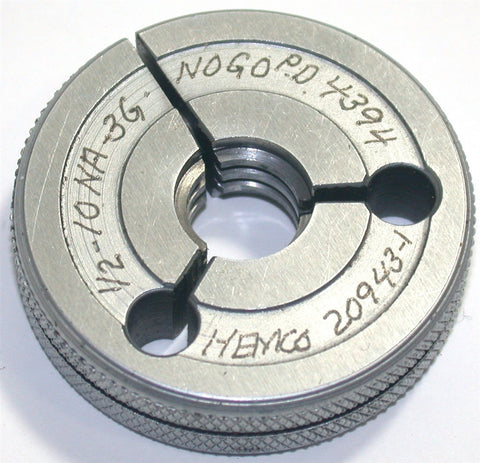 HEMCO Thread Gage 1/2-10 NA-3G No Go Gage