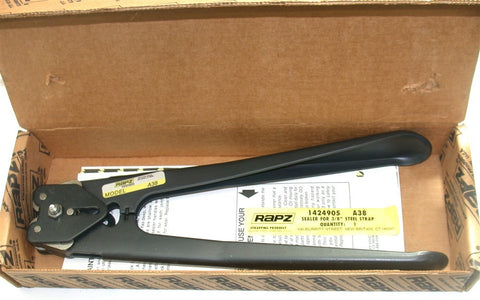 Rapz A38 3/8" Steel Banding Strapping Sealer NIB w/instructions