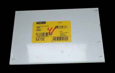 New Hoffman A6P6 Enclosure White Steel Back Panel