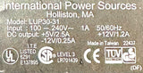 International LUP30-31 Power Supply Source Input 100-240V 1A 50-60Hz DC Output