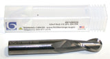 Blue Chip 49149024 3/8" Diameter 3/8in shank 2 Flute Solid Carbide Ball End Mill