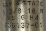 Bay State 1 3/8-16 Plug Hand Tap 6 Flute N HS G H4 C36137-01