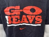Nike Dri-Fit Men's Oregon State Go Beavs OSU Black Short Sleeve Shirt Size Large