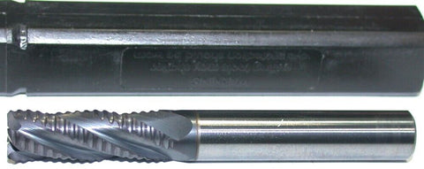 GWS 5/16" Carbide Roughing Endmill 4FL 7/16" LOC 2" OAL