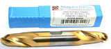 Niagara 26200 5/8" Dia 5/8" Shank 2 Flute HSS Ball Double End TiN Coated Mill