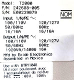 Compaq T2000 Uninterruptable Power Supply 242688-005 50-60Hz 16A