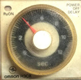 Omron H3CR-H8L Off Delay Timer 4kV/2 Time Range S Source 200-240VAC 50-60Hz