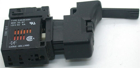 Capax Mod 35-67 6A 125VAC Trigger Switch Type 3.43.40.494 New