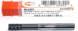 IMCO 62822 1/4" Diameter 6-Flute Carbide TiAlNX Coated End Mill