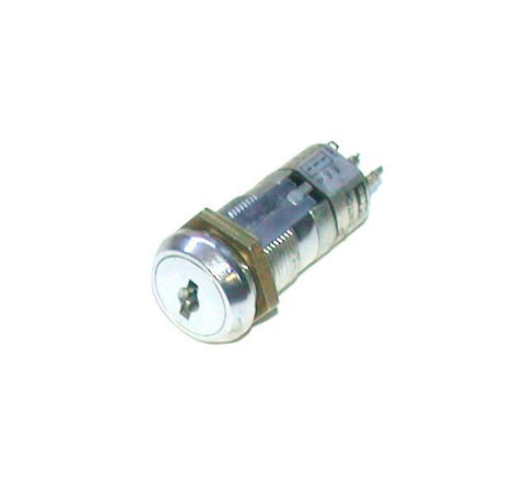 IDEC 2-POSITION TOP KEYLOCK PANEL SWITCH 2 N.O. 2 N.C. CONTACTS