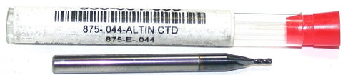 KEO .044" Carbide ALTiN Coated Endmill 4FL 1/8" SHK 875-.044-ALTIN CTD New