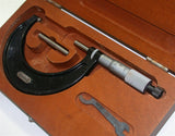 Starrett Micrometers Mics 50 To 75mm #436MRL-75 Calibrated w/Case