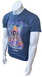 Hard Rock Cafe Men's Jimi Hendrix Graphic London Graphic Navy Shirt Size Medium