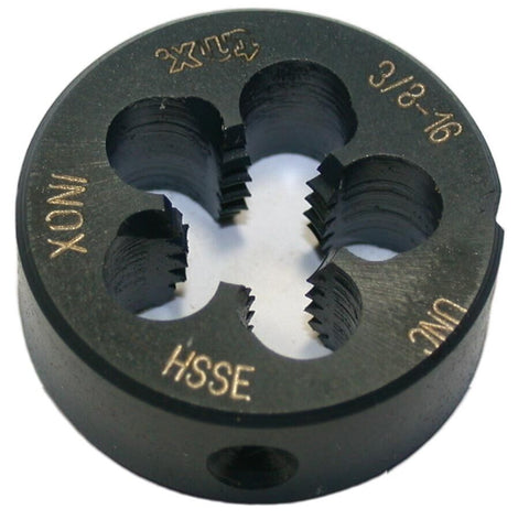 TMX 3/8-16 UNC HSSE Steel Thread Die 1" OD New
