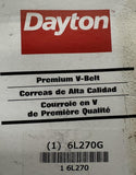 Dayton 6L270G Cogged V-Belt