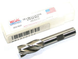 Regal 050218AM 1/2" Diameter 1/2 inch Shank 4 Flute Single End HSS End Mill