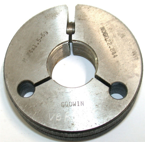 Goodwin M24 X 1.5-6g Adjustable Thread Ring No Go Gage