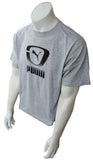 Puma Men's Graphic Gray Short Sleeve Shirt Size Large