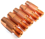 Lot of 5 Binzel 140.0348.25 Heavy Duty Copper Contact Tips 1.0mm