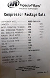Ingersoll Rand R55I-TAS Rotary Air Compressor 75HP 328CFM 1000Gal Tank & Dryer
