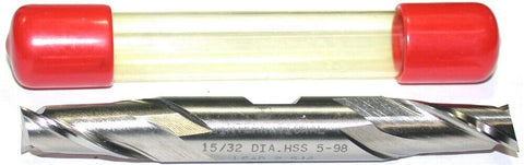 YG-1 Minicut 230-15 15/32" Diameter 1/2" Shank 2 Flute HSS End Mill New
