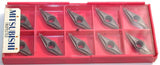 Lot of 10 Mitsubishi VBGT1604V5-FJVP10RT Carbide Turning Inserts