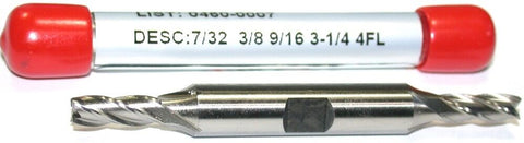YG-1 Minicut 0460-0007 5/32" Diameter 3/8" Shank 4 Flute HSS End Mill New