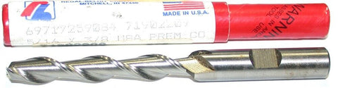 Regal 71902209 5/16" 2 Flute 3/8" Shank HSS High Helix Long End Mill