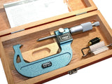 Fowler 52-226-802 Digit Micrometer with 60-Degree Point 0-1" w Case & Standard