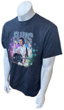 Anvil Men's Elvis 35th Anniversary Concert 2012 Black Short Sleeve Shirt Size L