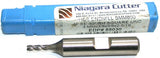 Niagara 85030 3MM Diameter 3/8" Shank 4 Flute HSS Metric End Mill