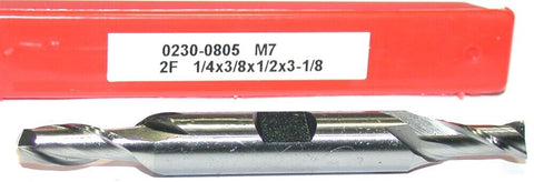 YG-1 Minicut 0230-0805 1/4" Diameter 3/8" Shank 2 Flute HSS End Mill New
