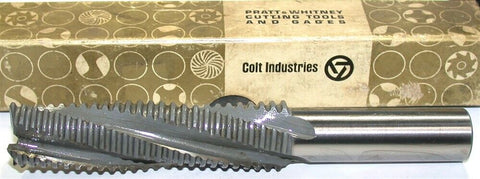 Colt Industries Pratt & Whitney 13/16" Diameter 4 Flute Roughing End Mill New