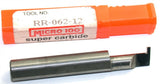 Micro 100 RR-062-12 Carbide Grooving Tool Retaining Ring .062" Width 3/8" Shank