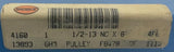 Besly USA 1/2-13 NC X 8" Plug Hand Tap 4 Flute HSG H3 F-8478
