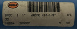 Besly USA 1-6 ACME X 10-1/8" Plug Hand Tap 4 Flute HSG N5554