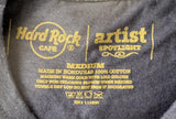 Hard Rock Cafe Women's Willie Nelson Outlaw Legend Navy Shirt Size Medium