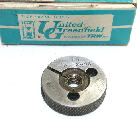 Greenfield M6X1-6g Go Thread Ring Gage