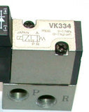 SMC VK334 Solenoid Valve W/Manifold 24 VDC 1/8 NPT