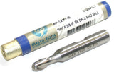 Melin AP-12M7-B 7MM Diameter 3/8 Shank 2 Flute Cobalt Ball End Mill