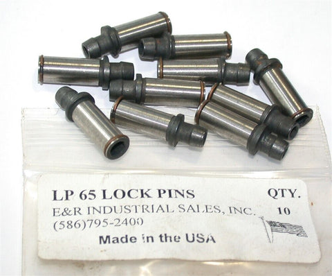 10 New E&R Industrial LP-65 Lock Pins 5/8" Inscribed Circle 5/32 Hex for Inserts