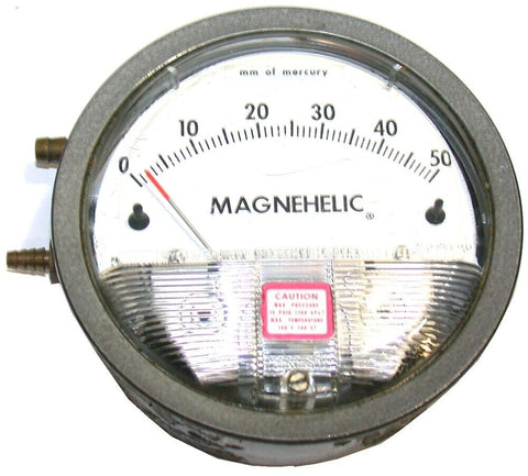 Dwyer Magnehelic 0 To 50 Differential Pressure Gages 2050-C