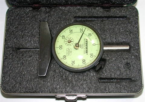 Federal C81S Depth Gage Large Dial .001" Indicator Set 1" Travel