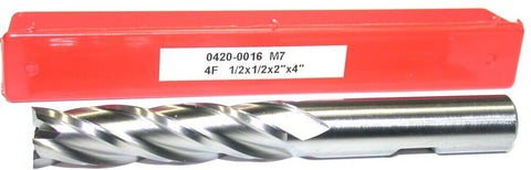 YG-1 Minicut 420-0016 1/2" Diameter 1/2" Shank 4 Flute HSS End Mill New